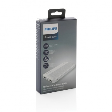 Logotrade promotional gifts photo of: Philips 10.000 mAh slim powerbank