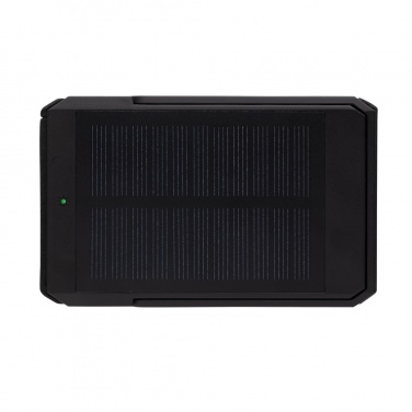 Logotrade promotional giveaway image of: Skywave RCS rplastic solar powerbank 5000 mAh 10W wireless
