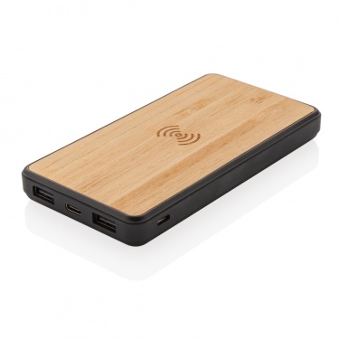 Logotrade advertising product picture of: RCS recycled plastic 8000 mAh Wireless Powerbank