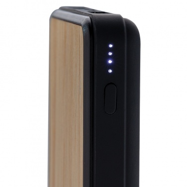 Logo trade promotional giveaways image of: RCS recycled plastic 8000 mAh Wireless Powerbank
