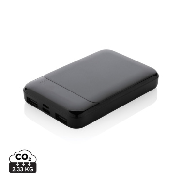 Logo trade promotional gifts image of: RCS recycled plastic 5.000 mAh powerbank