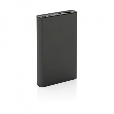 Logo trade promotional merchandise photo of: Terra RCS recycled aluminium powerbank 5.000 mAh