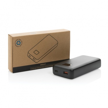 Logotrade promotional products photo of: Gridley RCS rplastic 20000 65W laptop powerbank