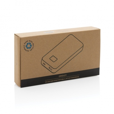 Logotrade advertising product image of: Gridley RCS rplastic 20000 65W laptop powerbank