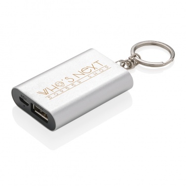 Logo trade advertising products image of: 1.000 mAh keychain powerbank