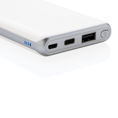 Logo trade promotional merchandise image of: Ultra fast 10.000 mAh powerbank with PD