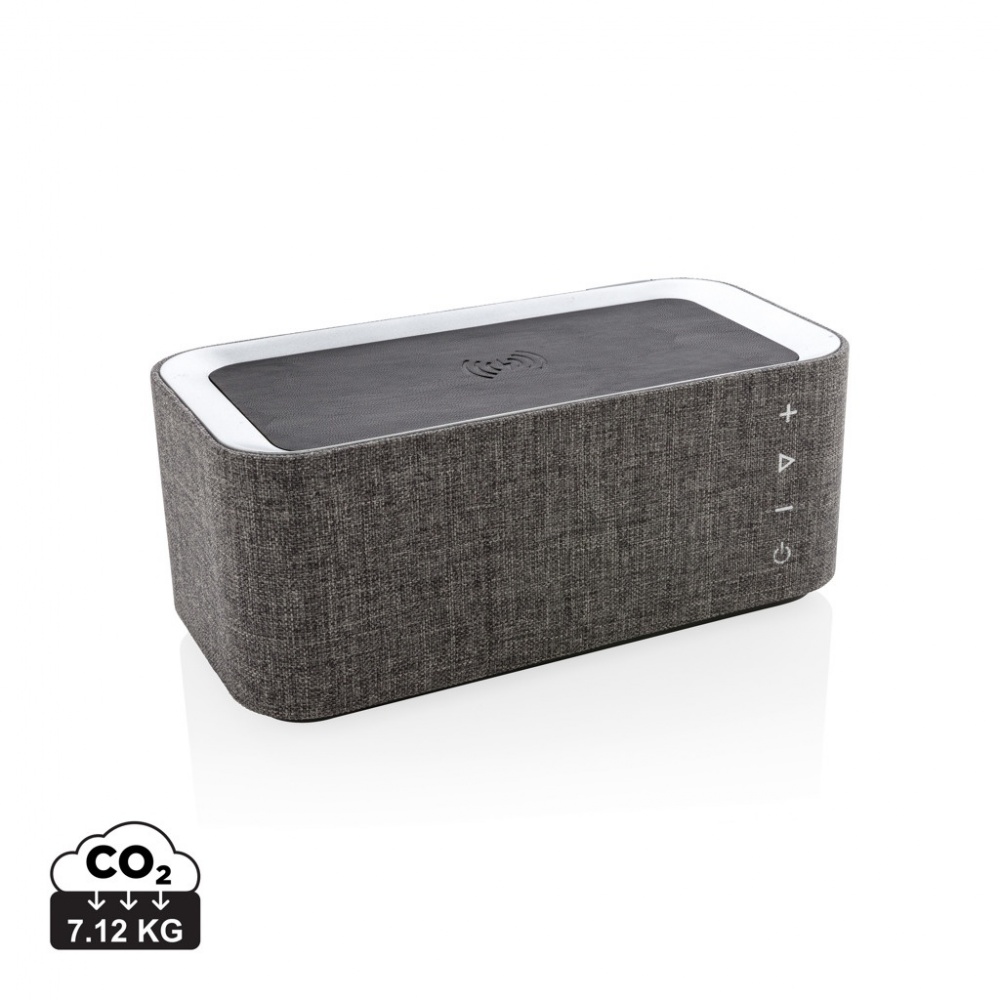 Logo trade promotional giveaway photo of: Vogue wireless charging speaker