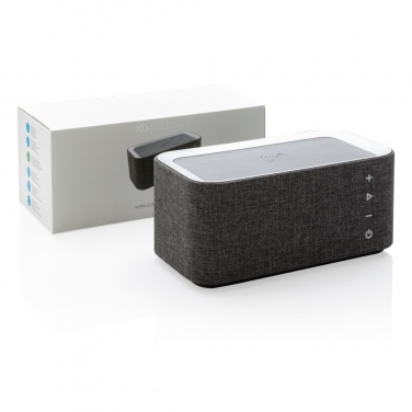 Logotrade promotional merchandise image of: Vogue wireless charging speaker