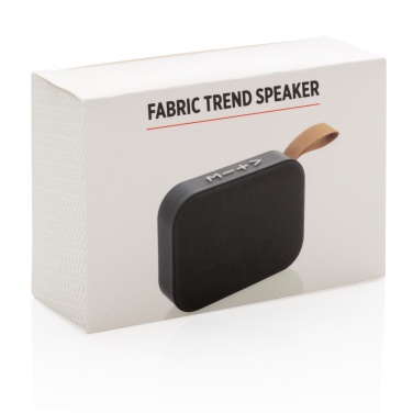 Logo trade promotional items image of: Fabric trend speaker