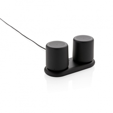 Logo trade promotional item photo of: Double induction charging speaker