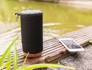 Logo trade corporate gift photo of: Baia 10W wireless speaker, cork