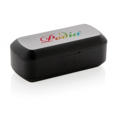 Logo trade promotional gift photo of: Free Flow TWS earbuds in charging case