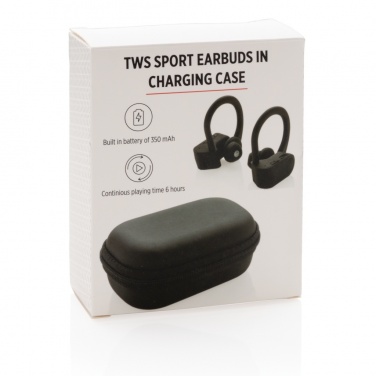 Logotrade corporate gift image of: TWS sport earbuds in charging case