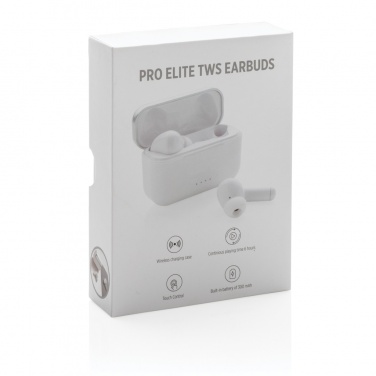 Logo trade promotional merchandise image of: Pro Elite TWS earbuds