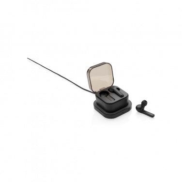 Logotrade promotional product picture of: TWS earbuds in wireless charging case