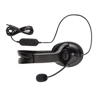 Logo trade promotional merchandise image of: Over ear wired work headset