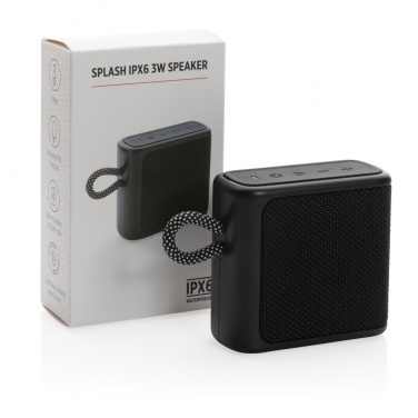 Logo trade promotional items image of: Splash IPX6 3W speaker