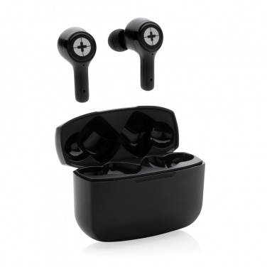 Logo trade promotional products image of: Swiss Peak ANC TWS earbuds