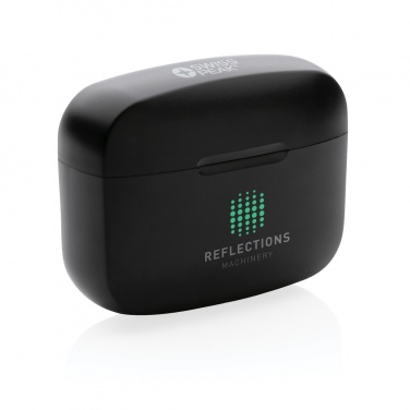 Logo trade business gifts image of: Swiss Peak ANC TWS earbuds