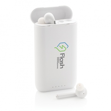 Logotrade business gifts photo of: Liberty TWS earbuds with 5.000 mAh powerbank