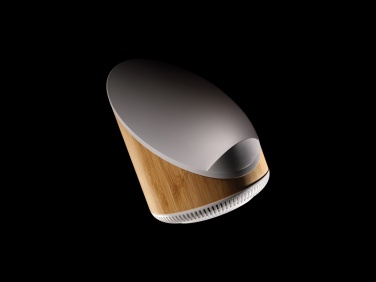 Logotrade promotional product picture of: Ovate bamboo 5W speaker with 15W wireless charger