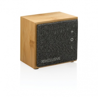 Logo trade promotional giveaways picture of: Wynn 5W bamboo wireless speaker