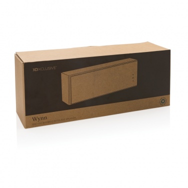 Logo trade promotional gift photo of: Wynn 10W bamboo wireless speaker