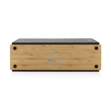 Logotrade corporate gift picture of: Wynn 20W bamboo wireless speaker