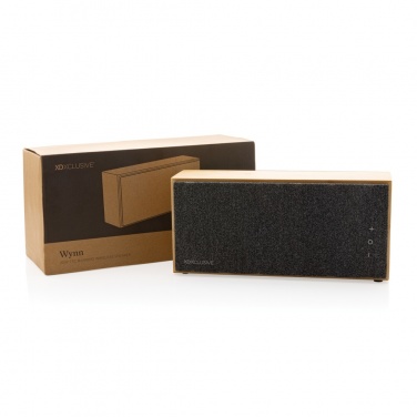 Logotrade corporate gift picture of: Wynn 20W bamboo wireless speaker