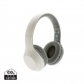 RCS standard recycled plastic headphone, white