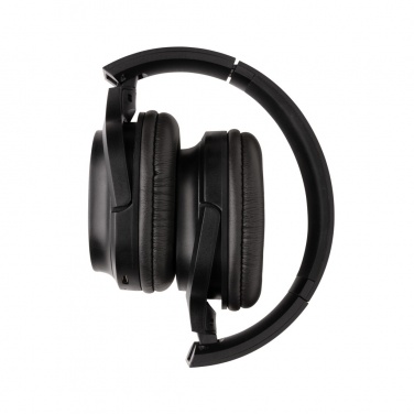 Logotrade promotional item image of: RCS recycled plastic Elite Foldable wireless headphone