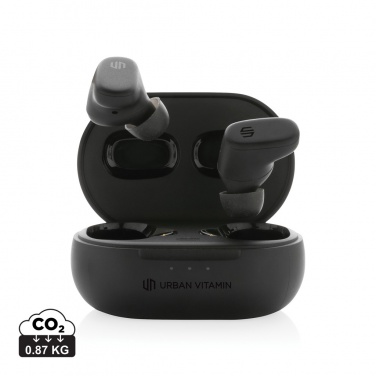 Logotrade promotional merchandise image of: Urban Vitamin Gilroy hybrid ANC and ENC earbuds