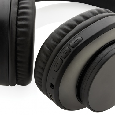 Logo trade promotional giveaways image of: Terra RCS recycled aluminium wireless headphone