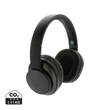 Logo trade promotional giveaways picture of: Terra RCS recycled aluminium wireless headphone