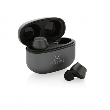 Logotrade promotional giveaway picture of: Terra RCS recycled aluminium wireless earbuds