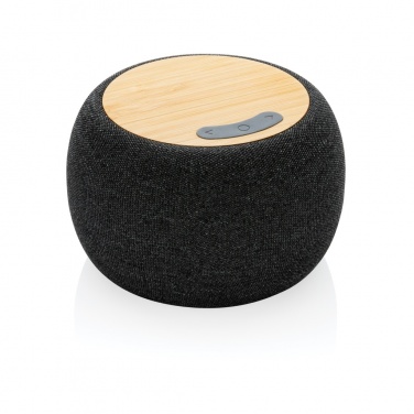 Logo trade promotional product photo of: RCS Rplastic/PET and bamboo 5W speaker