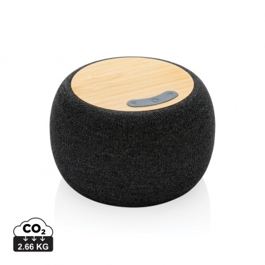 Logo trade promotional products picture of: RCS Rplastic/PET and bamboo 5W speaker