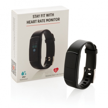 Logo trade corporate gifts image of: Stay Fit with heart rate monitor