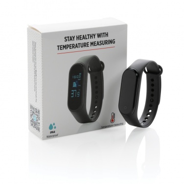 Logo trade promotional giveaways picture of: Stay Healthy Bracelet Thermometer