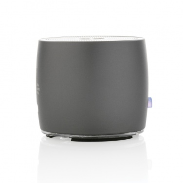 Logotrade corporate gift picture of: Swiss Peak RCS recycled aluminum 3W bass speaker
