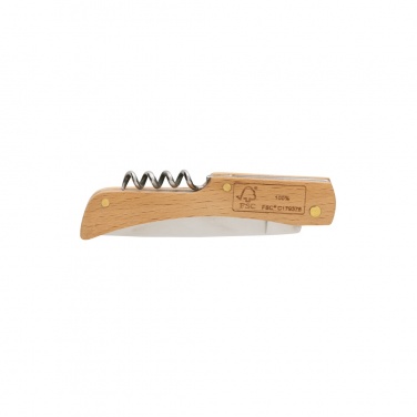 Logotrade promotional gift image of: Wooden knife with bottle opener