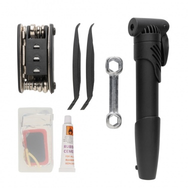Logo trade promotional giveaways image of: Bike repair kit set 17 pcs