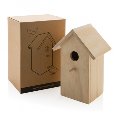 Logotrade promotional items photo of: Wooden birdhouse