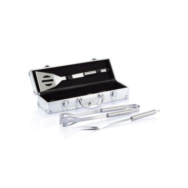 Logotrade promotional items photo of: 3 pcs barbecue set in aluminium box