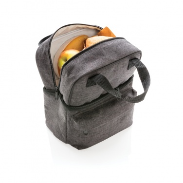 Logo trade promotional products image of: Cooler bag with 2 insulated compartments