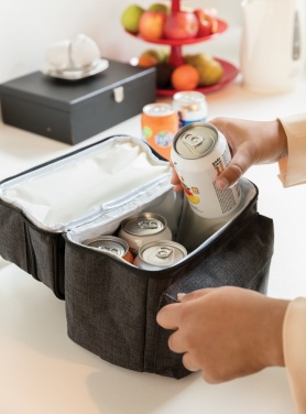 Logo trade promotional merchandise image of: Cooler bag with 2 insulated compartments