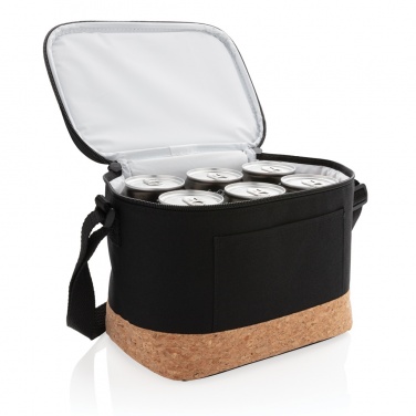 Logotrade promotional item picture of: Two tone cooler bag with cork detail