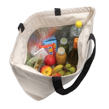 Logo trade promotional items image of: Impact Aware™ 285 gsm rcanvas large cooler tote undyed