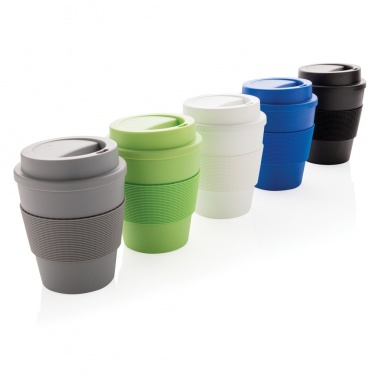 Logotrade promotional item image of: Reusable Coffee cup with screw lid 350ml