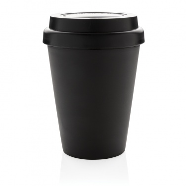 Logotrade promotional item image of: Reusable double wall coffee cup 300ml